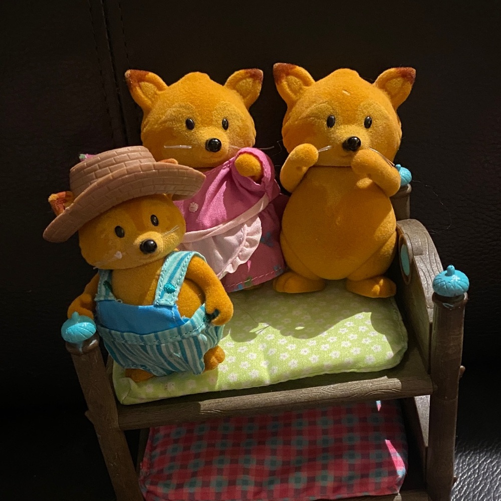 Fox Family Lil Woodzeez Tippytail Fox Family